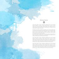 Vector watercolor template N57