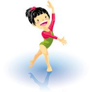 Little girl gymnastics