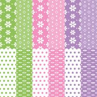 cute baby girl and boy pattern collection N2