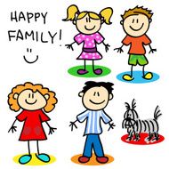 Stick Figure Family N20