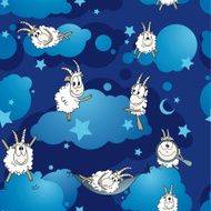 Sheep wallpaper - seamless N2