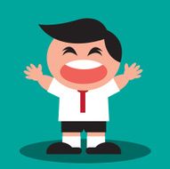 cartoon boy vector