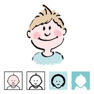 Baby icon set N7