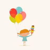 Girl with ice-cream N2