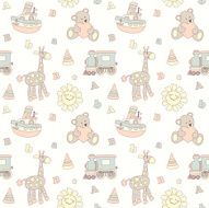 Seamless baby background N54