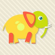 bright flat parts of the elephant