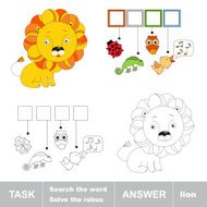 Toy lion What is the word hidden Task and answer