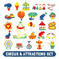 Circus Icons Set N2