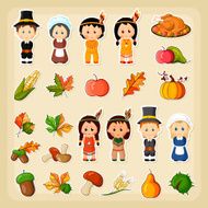Thanksgiving Harvest icon set N3
