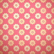 Feminine floral vector seamless pattern (tiling)