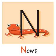 Alphabet-letter N