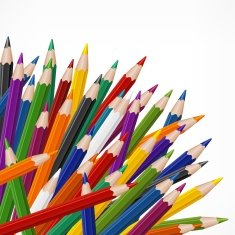 Colored wooden pencils N2