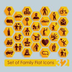Set of family icons N9