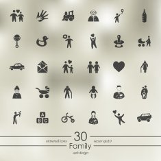 Set of family icons N11