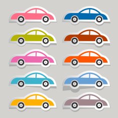 Paper Cars Set