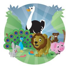 Animals in Garden of Eden