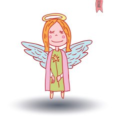 fairie angel vector illustration N2