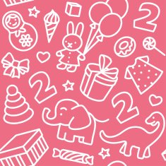 2th Anniversary pattern
