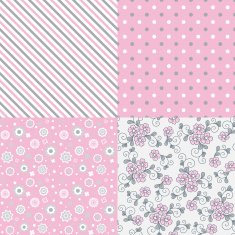 Vector seamless pattern set