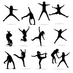 Children Jumping N9