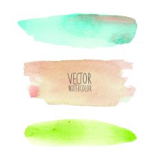 Watercolor bright colors stripes