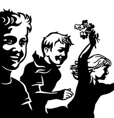 Children running N9