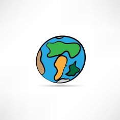 Hand Drawn Earth N2