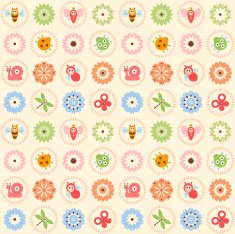 seamless pretty bugs