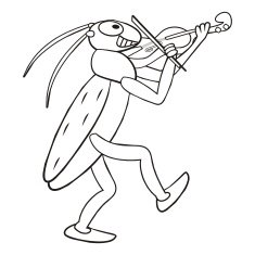 grasshopper-coloring book