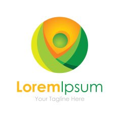 Free green nature man concept elements icon logo