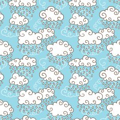 curly clouds pattern