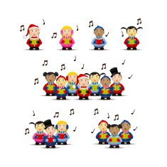 Caroling Children