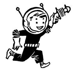 Boy Playing Spaceman N2