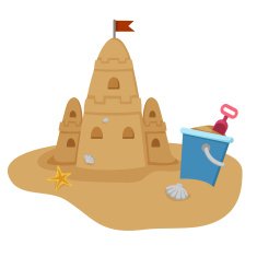 Sandcastle Vector Free Image Download