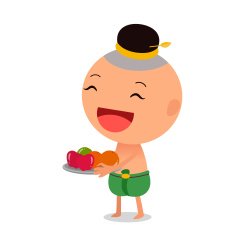 Cartoon characters Thai child