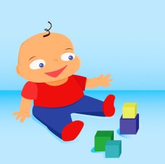 Baby with Blocks