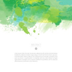 Vector watercolor template N63