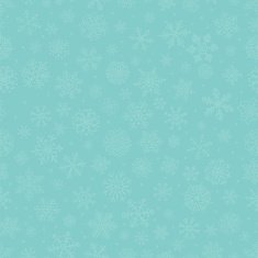 Blue Subtle Winter Snow Flakes Doodle Seamless Background
