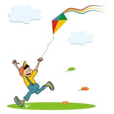 Boy and kite N5