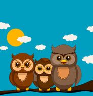 Owls family