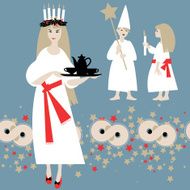 Saint Lucia Swedish Christmas tradition St Lucia&rsquo;s Day Scandinavian Christmas