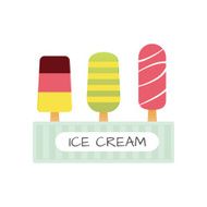 Ice cream illustration