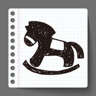 Doodle Rocking horse N5