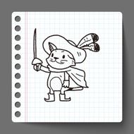 Puss In Boots doodle N6