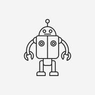 toy robot icon N15