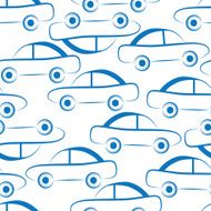 Car seamless vector background