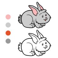 Coloring book (rabbit) N9
