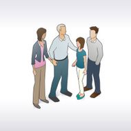 Nuclear Family Illustration