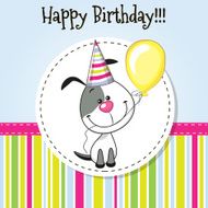 Dog with balloon N5
