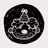 doodle clown N29